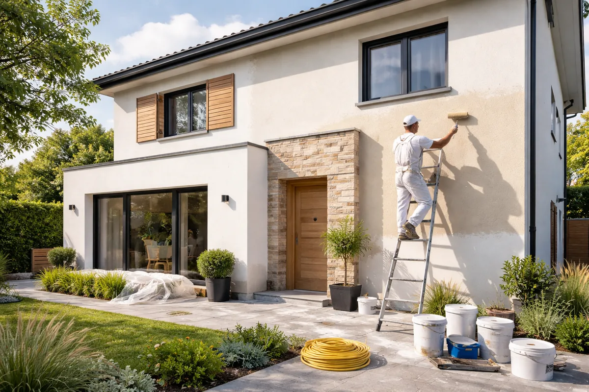 Quel est le prix moyen pour refaire une façade de maison