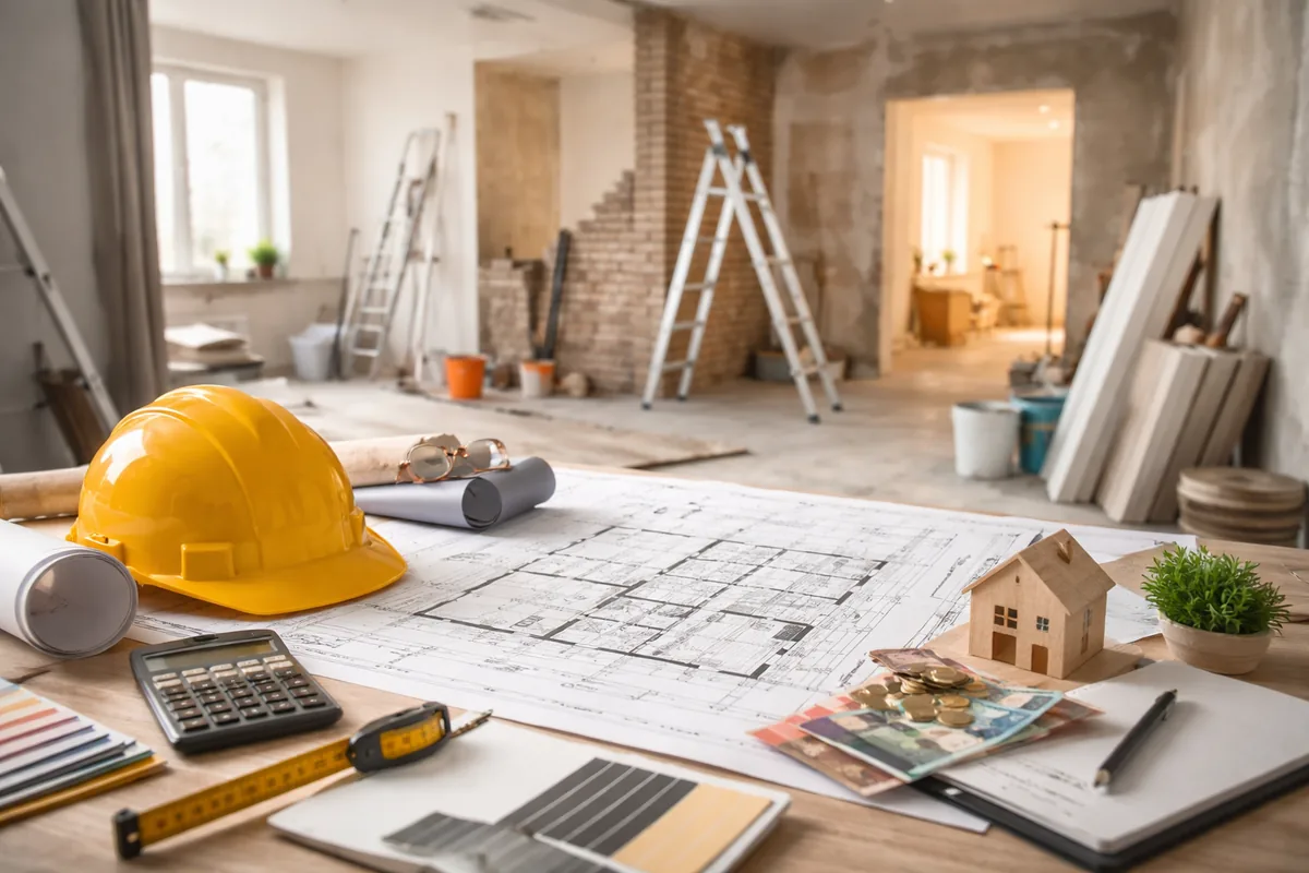 Comment évaluer le coût de la rénovation complète d'une maison de 120 m²