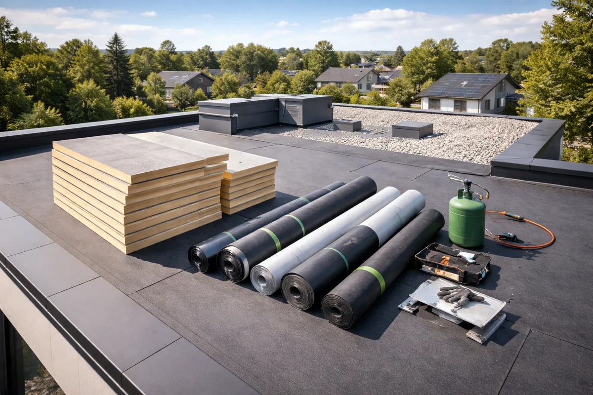 Comment bien choisir les matériaux pour une toiture plate