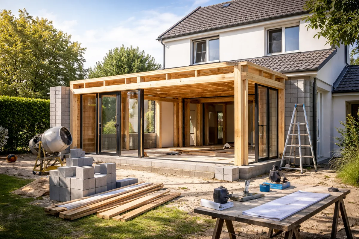 Combien de temps pour réaliser une extension de maison