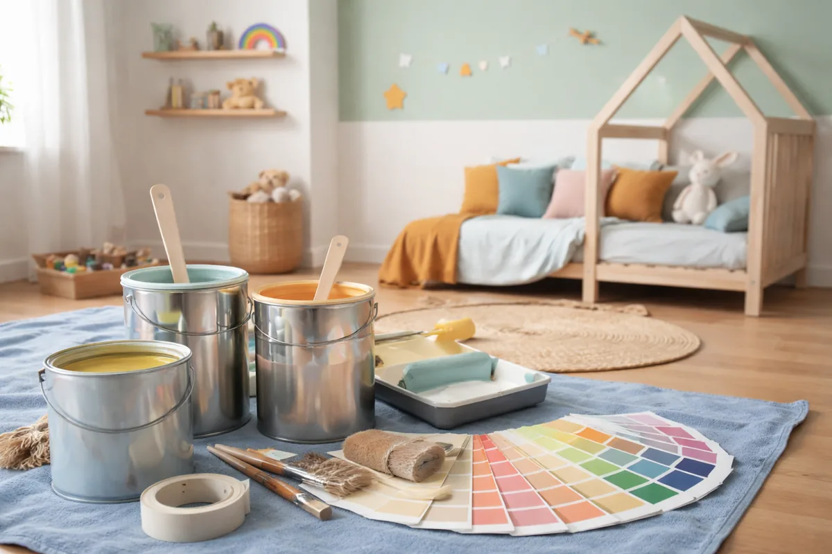 Comment bien choisir la peinture pour une chambre d'enfant